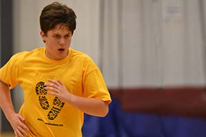 gabriel houser speed and agility athlete running